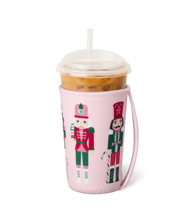 Swig SUGAR PLUM SOLDIERS Medium Iced Cup Coolie