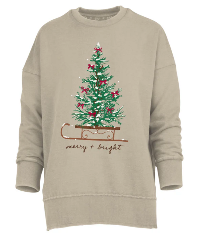 Sleigh Ride Sand Sweatshirt