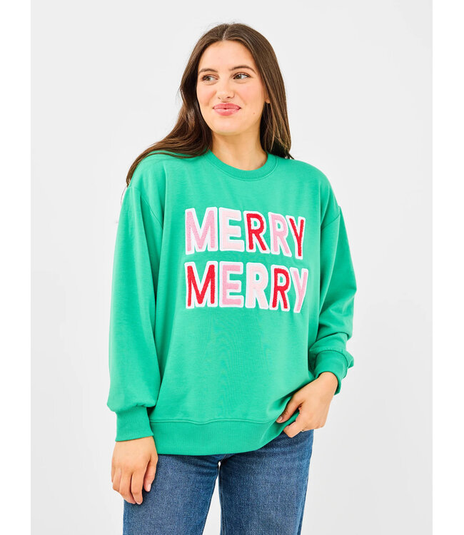 Merry Merry Green Sweatshirt