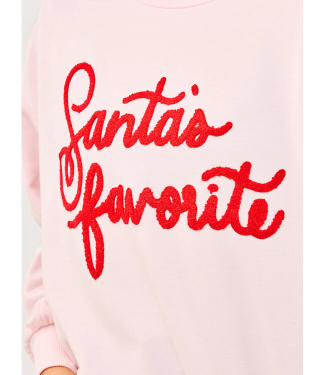 Santa's Favorite Pink Sweatshirt