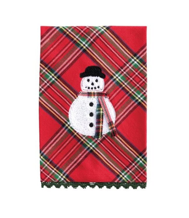 Snowman Boucle Icon Towel