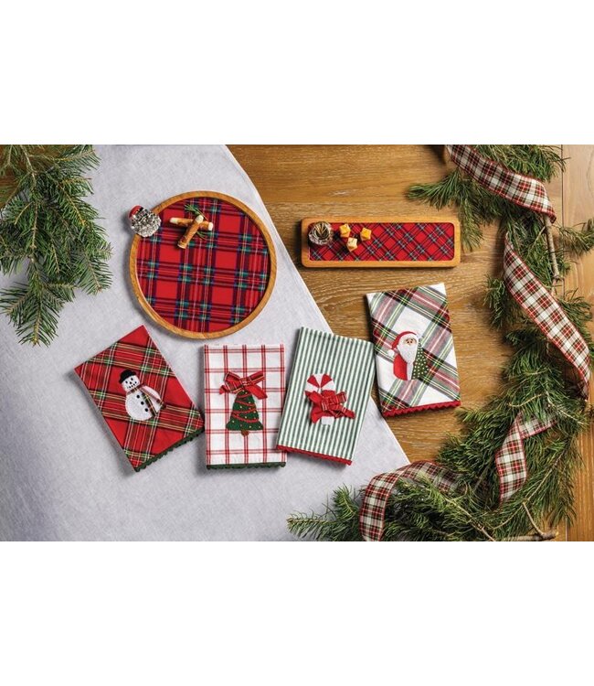 Candy Cane Boucle Icon Towel