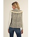 Christina Cream Leopard Vest