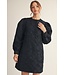 Jasmine Black Floral Jacquard Dress