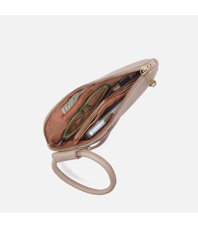 Hobo Sable Wristlet Stone Glass