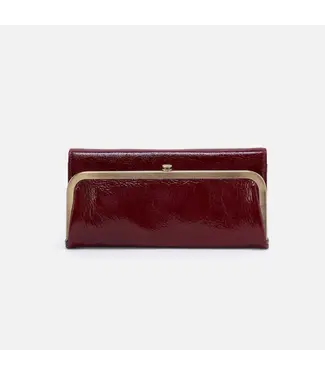 Hobo Hobo Rachel Continental Wallet Garnet Gloss