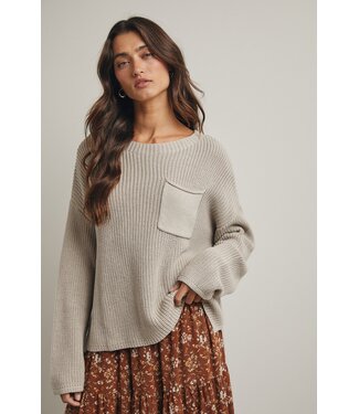 Wishlist Paxton Champagne Sweater