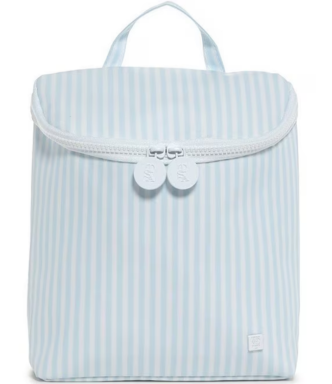Pimlico Stripe Blue Take Away Insulated Lunch Bag