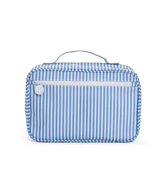 TRVL DESIGN Pimlico Stripe Chambray Bundle Up Hanging Toiletry Bag