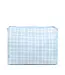 Pimlico Plaid Blue Roadie Large Zip Pouch
