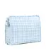 Pimlico Plaid Blue Roadie Large Zip Pouch