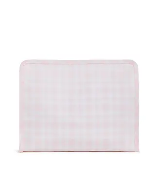 TRVL DESIGN Pimlico Plaid Pink Roadie Large Zip Pouch