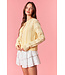 Julie Light Yellow Cardigan Sweater