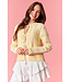 Julie Light Yellow Cardigan Sweater