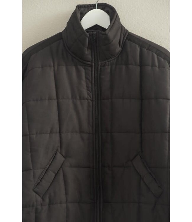 Donna Black Quilted Puffer Jacket