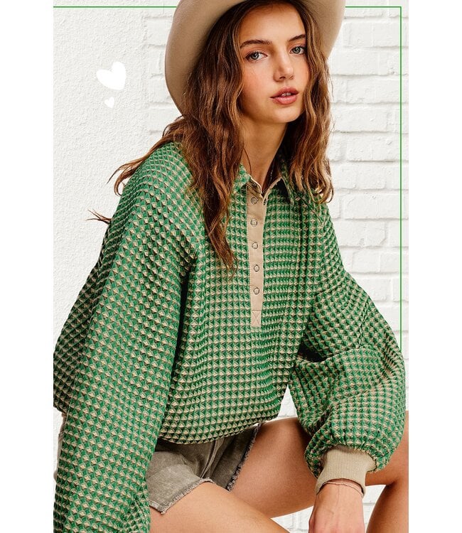 Tami Matcha Textured Top