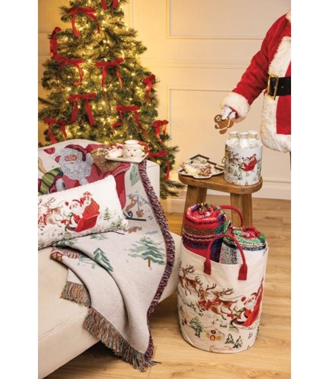 Classic Christmas Jacquard Blanket