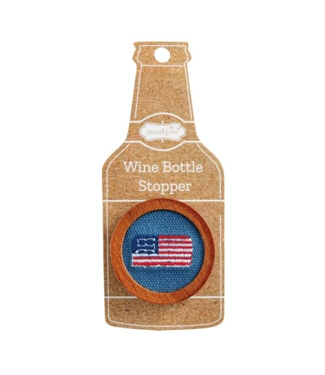 Flag Embroidered Bottle Stopper