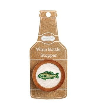 Fish Embroidered Bottle Stopper