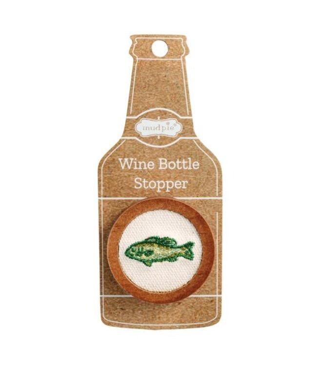 Fish Embroidered Bottle Stopper
