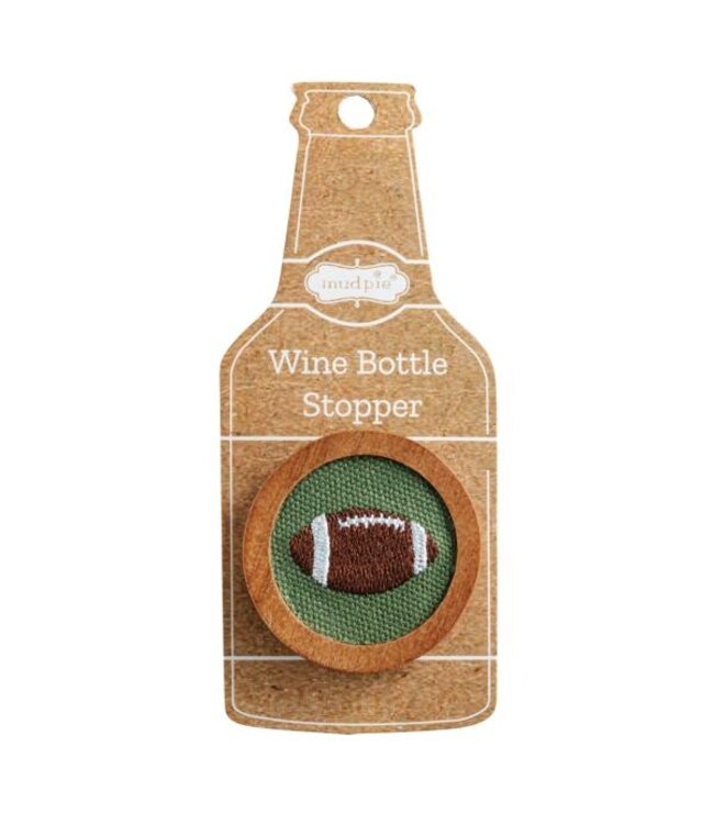 Football Embroidered Bottle Stopper