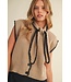 Megan Taupe Sweater Vest