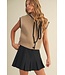 Megan Taupe Sweater Vest