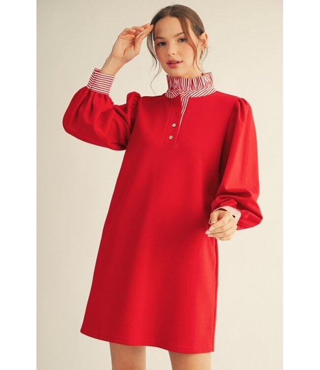 Holly Red Shift Dress