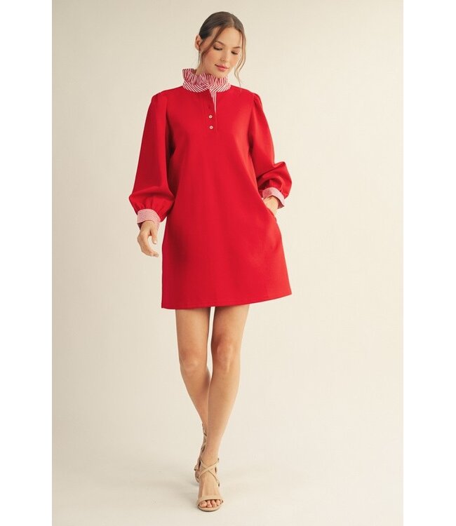 Holly Red Shift Dress