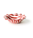 Coton Colors Red Stripe Ruffle Flare Small Bowl
