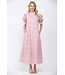 Charrise Pink Floral Maxi Dress
