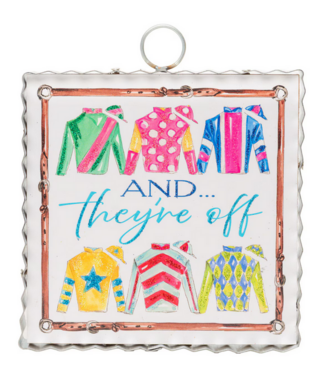 Mini "And They're Off" Print