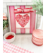 Round Top Mini Chinoiserie Collage Heart Print