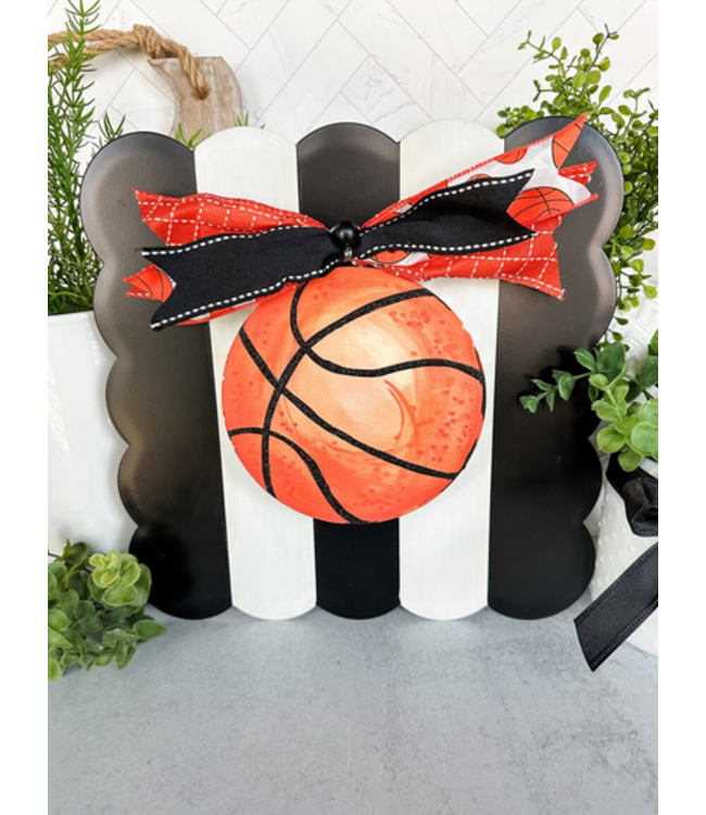 Round Top Mini Basketball Charm