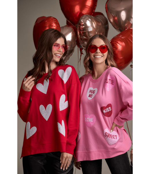 Valentine Sparkle Sweatshirt