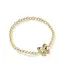Kendra Scott Haley Bow Scarlet Mother-of-Pearl Gold Stretch Bracelet