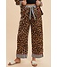 Leopard Satin Pajama Pants