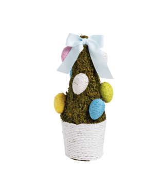 Small Moss Easter Egg Tree