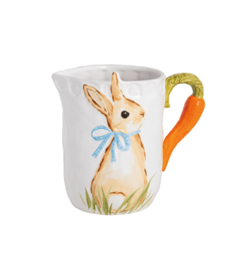 Bunny Carrot Handle Pitcher