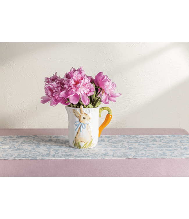 Bunny Carrot Handle Pitcher