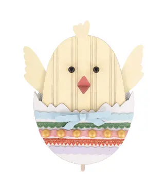 Easter Chick In Egg Topper