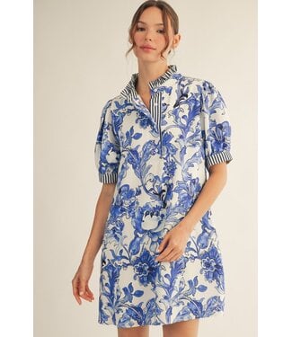 Jodifl Mary Kate Royal Floral Dress