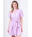 Kristy Pink Embroidered Dress