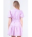 Kristy Pink Embroidered Dress