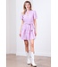 Kristy Pink Embroidered Dress