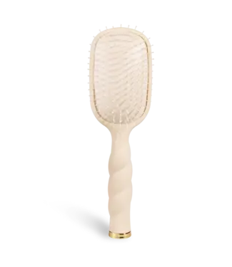 Teleties Tan Detangler Hair Brush for Medium Hair