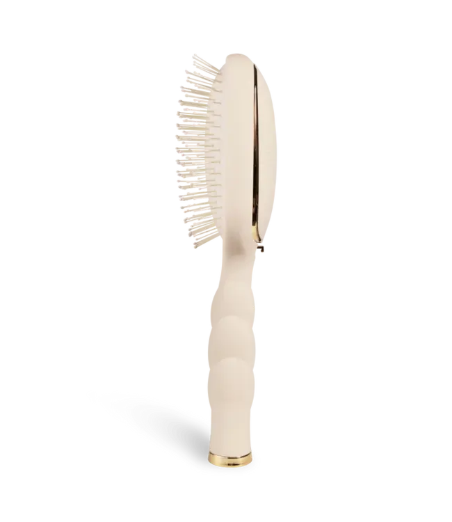 Teleties Tan Detangler Hair Brush for Medium Hair