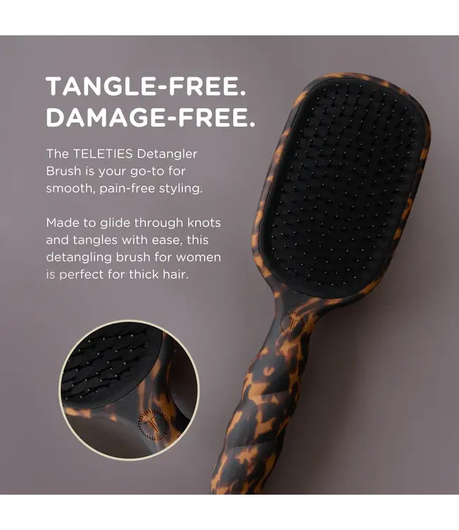 Tortoise Detangler Hair Brush for Thick Hair
