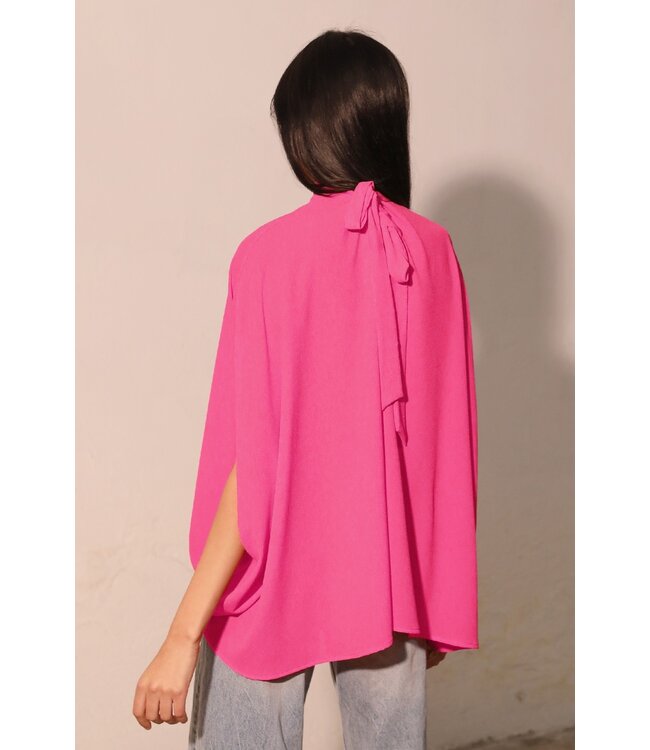 Amy Hot Pink Caftan Top