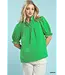 Ellen Green Textured Top